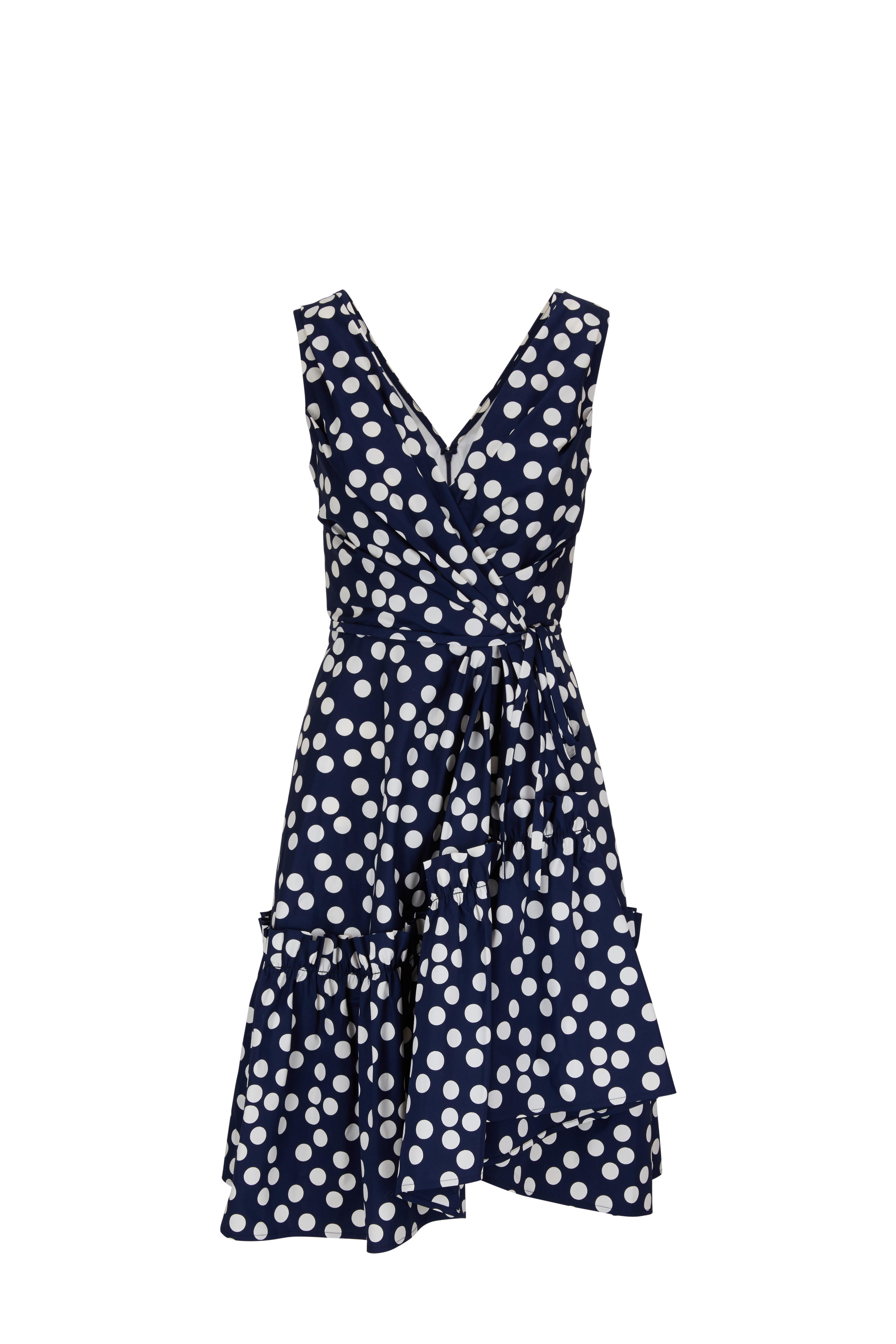 cotton polka dot dress