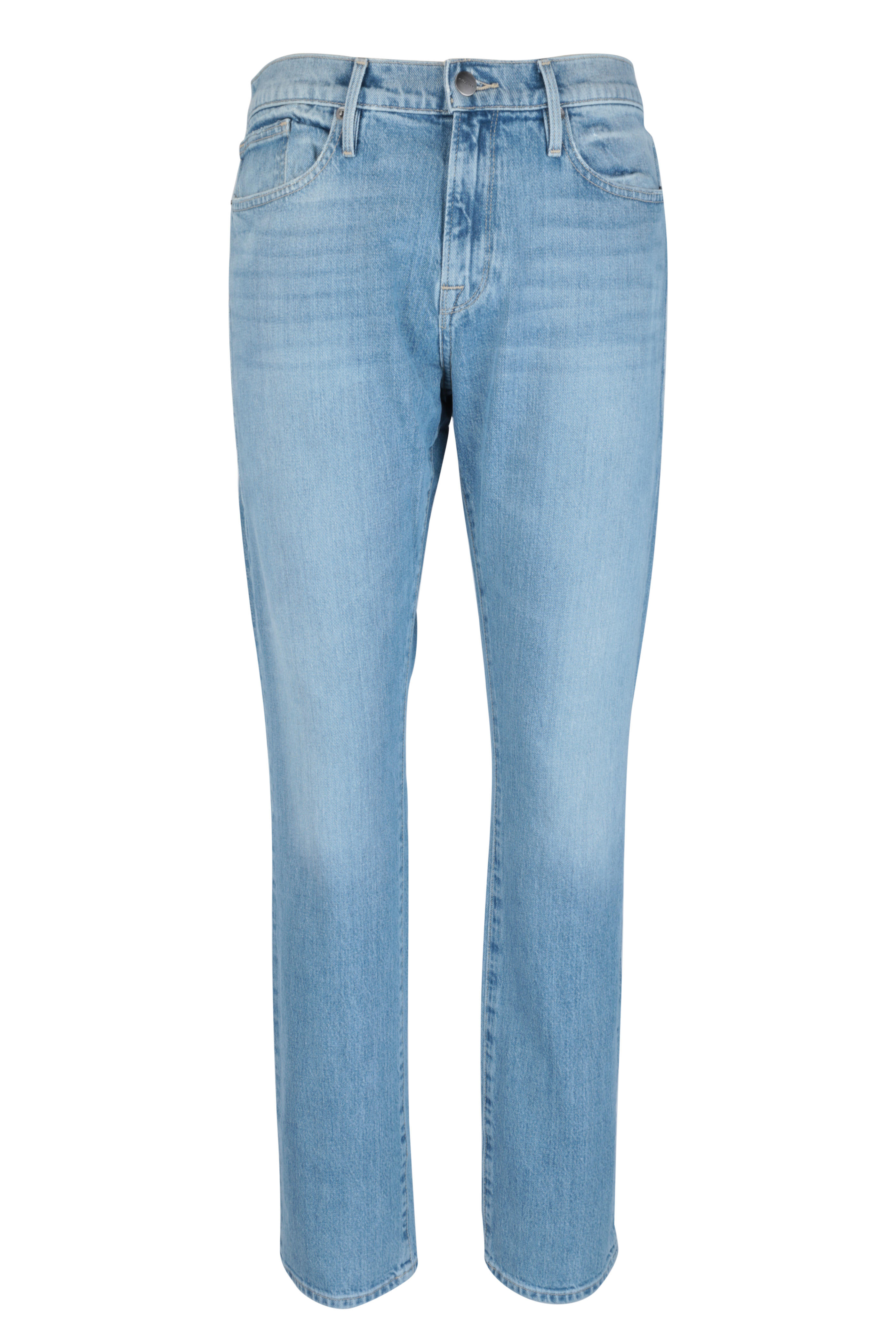 light blue slim fit jeans