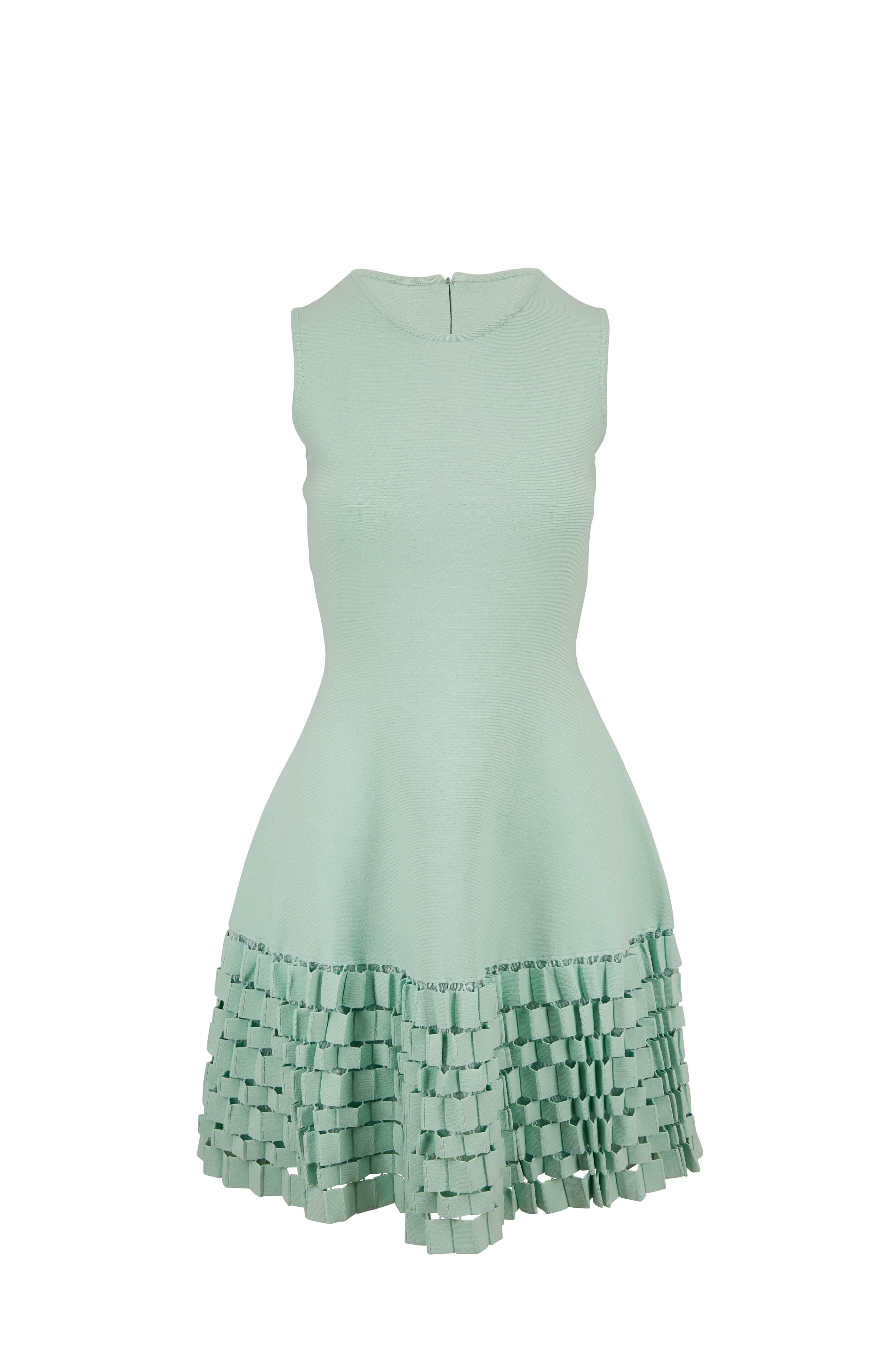 mint green sleeveless dress