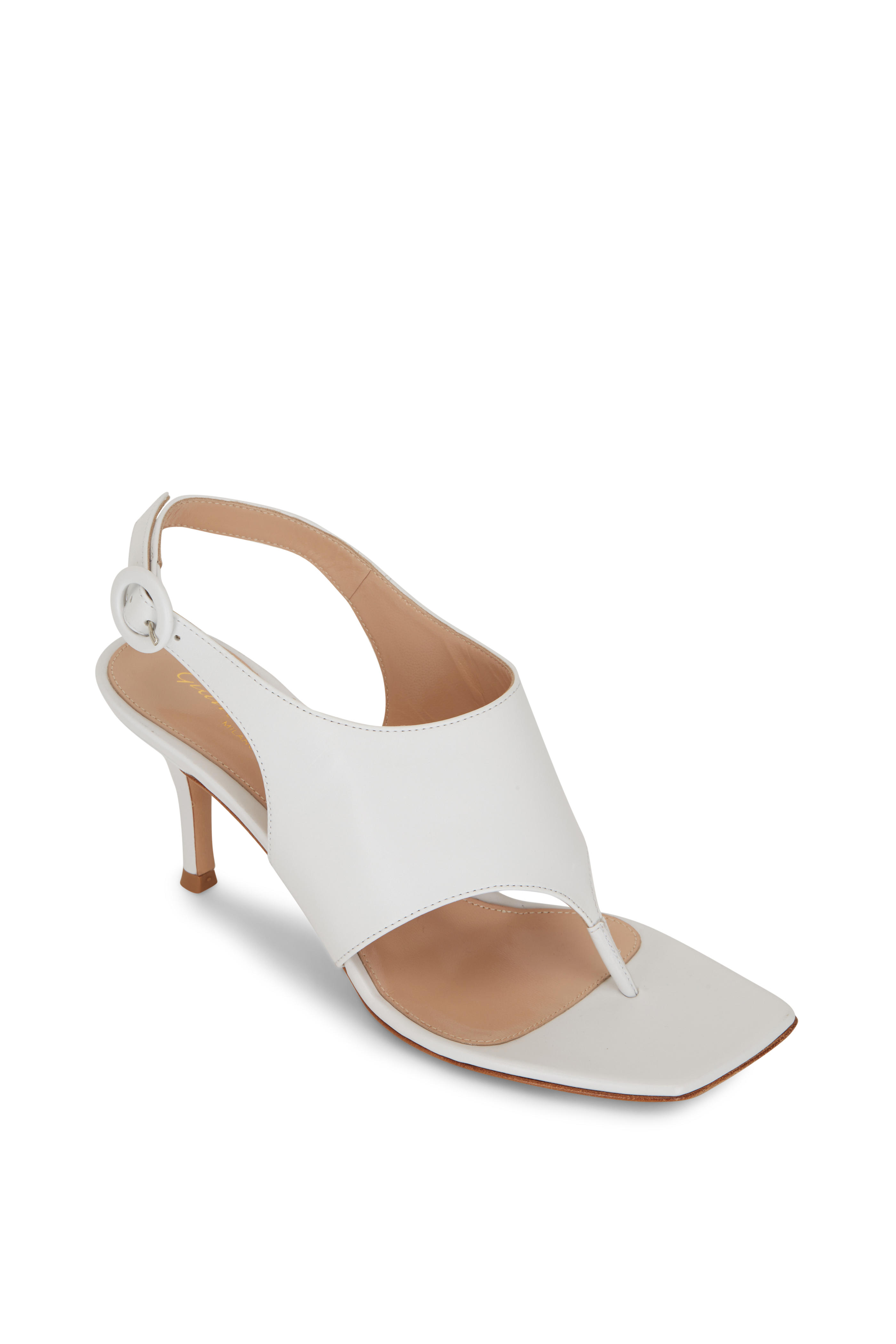 gianvito rossi white slingback