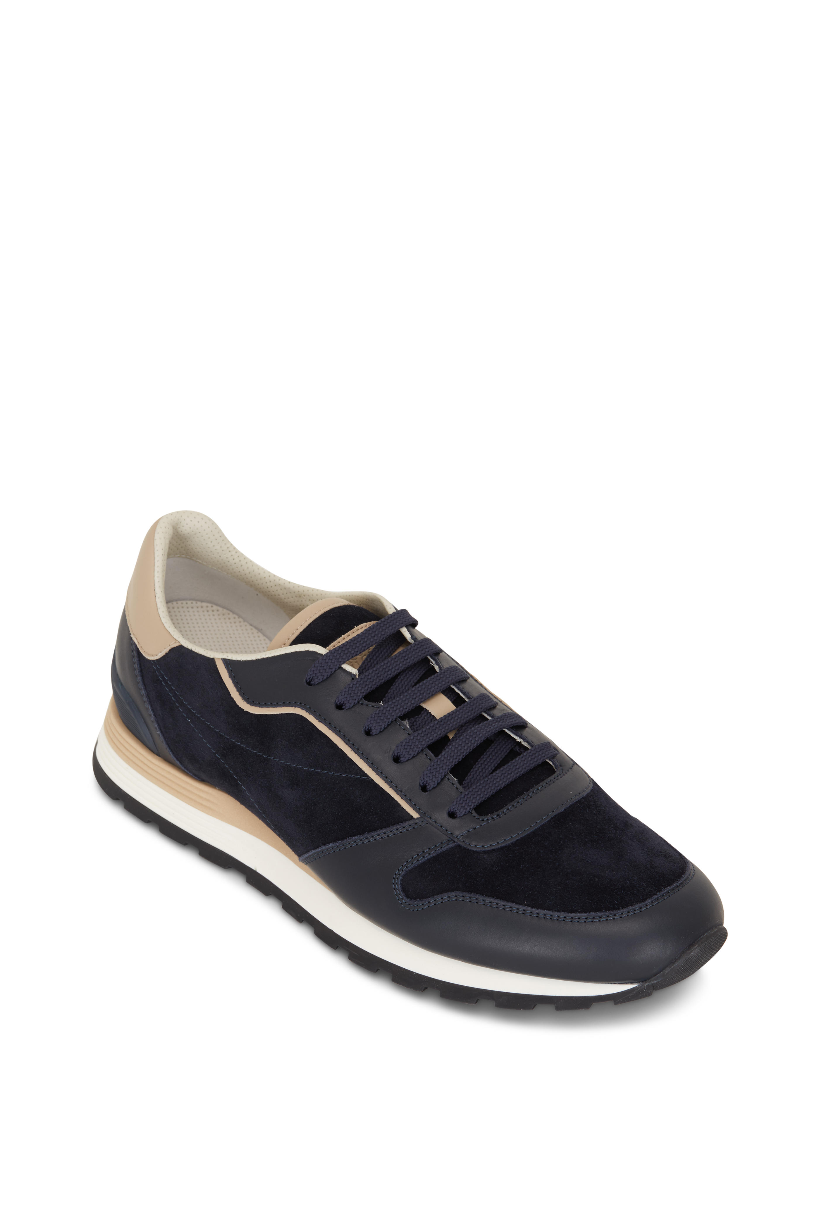 all leather running shoes