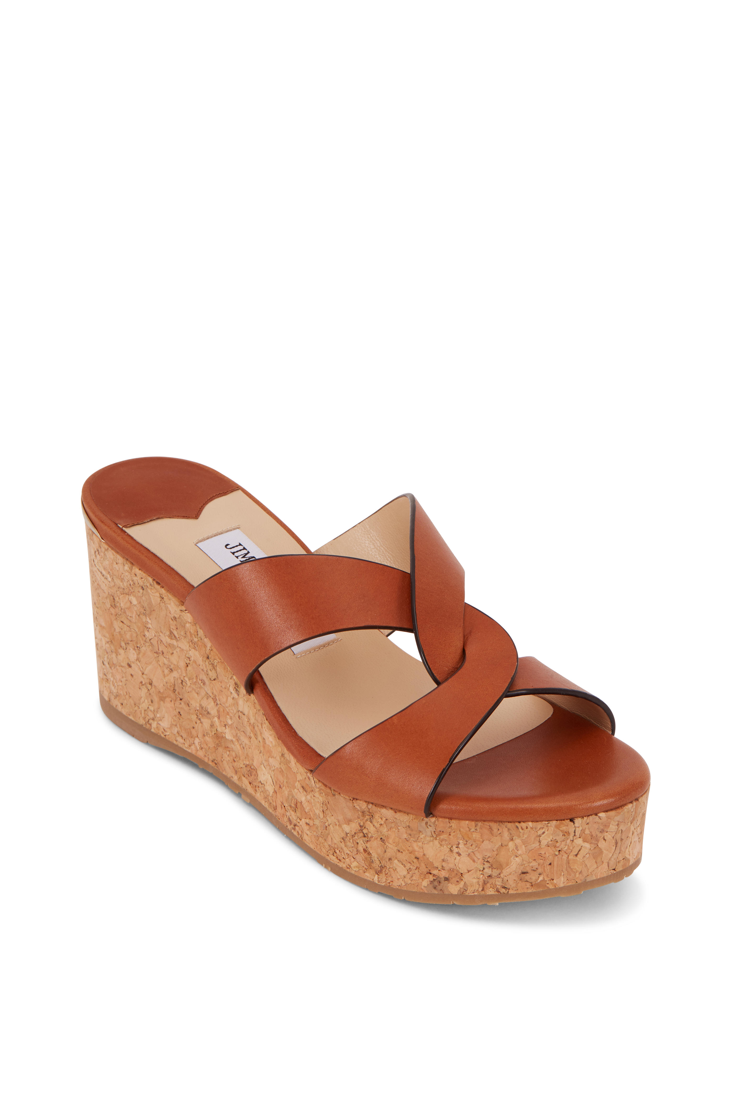 jimmy choo cork wedge