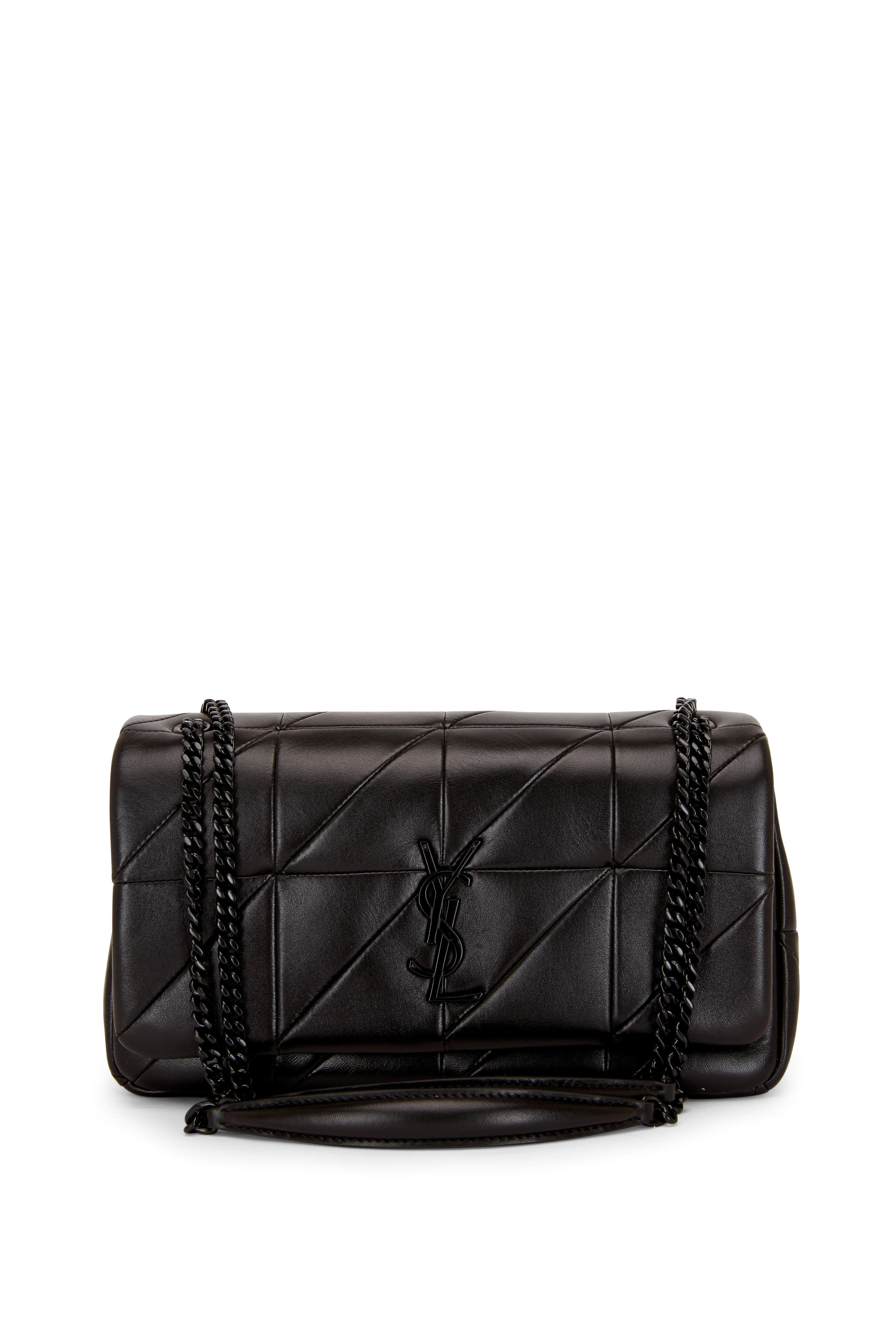 saint laurent quilted leather shoulder bag