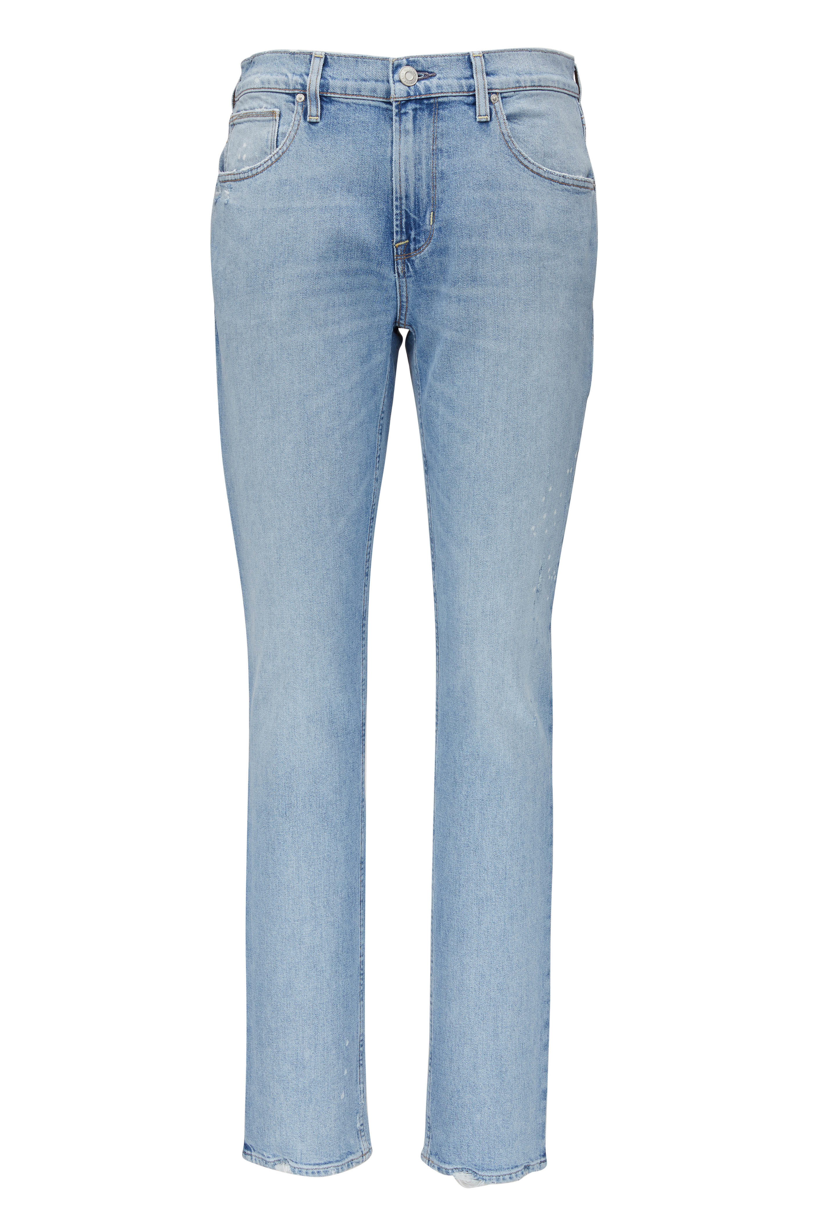 hudson slim straight jeans