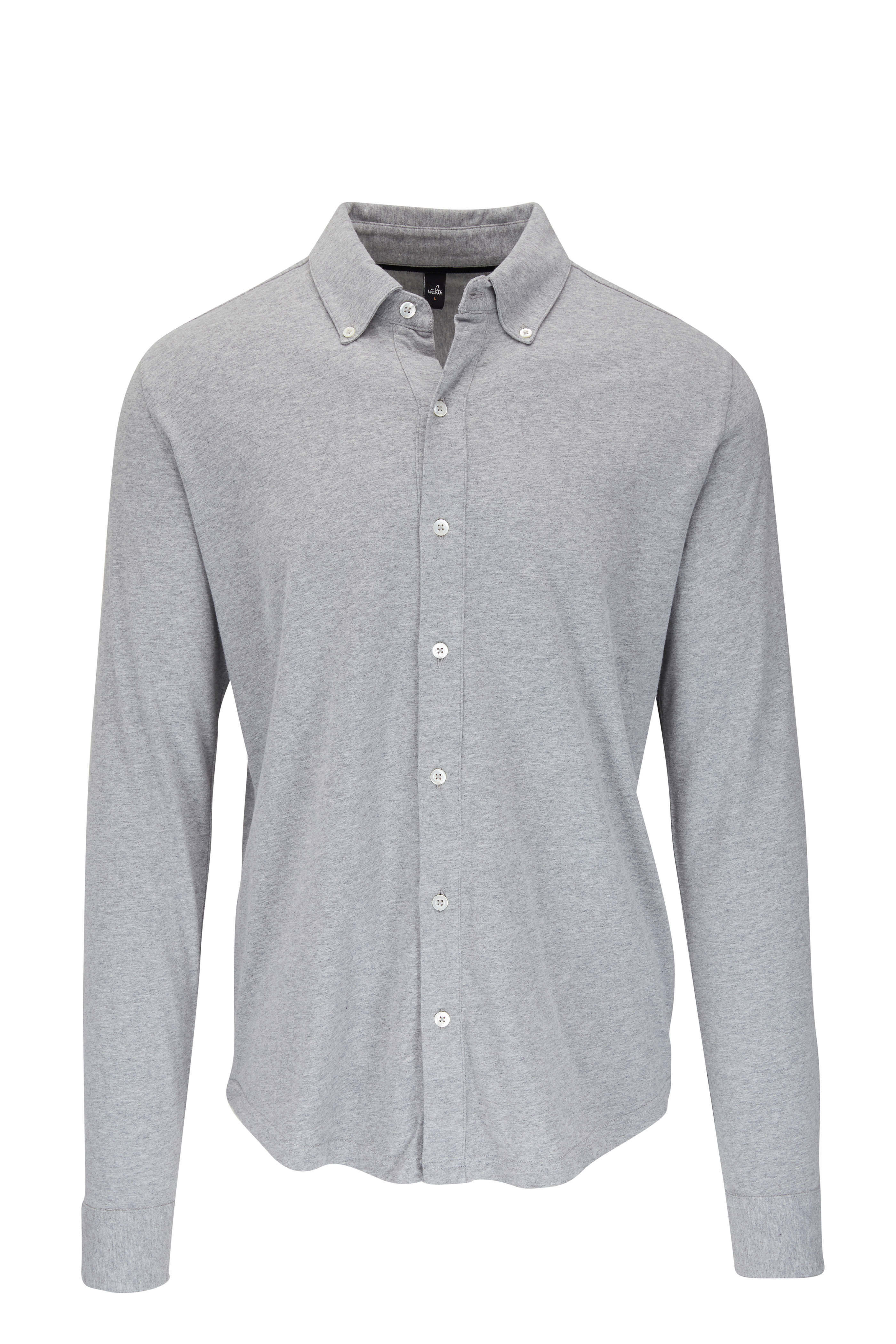 jersey button down shirt