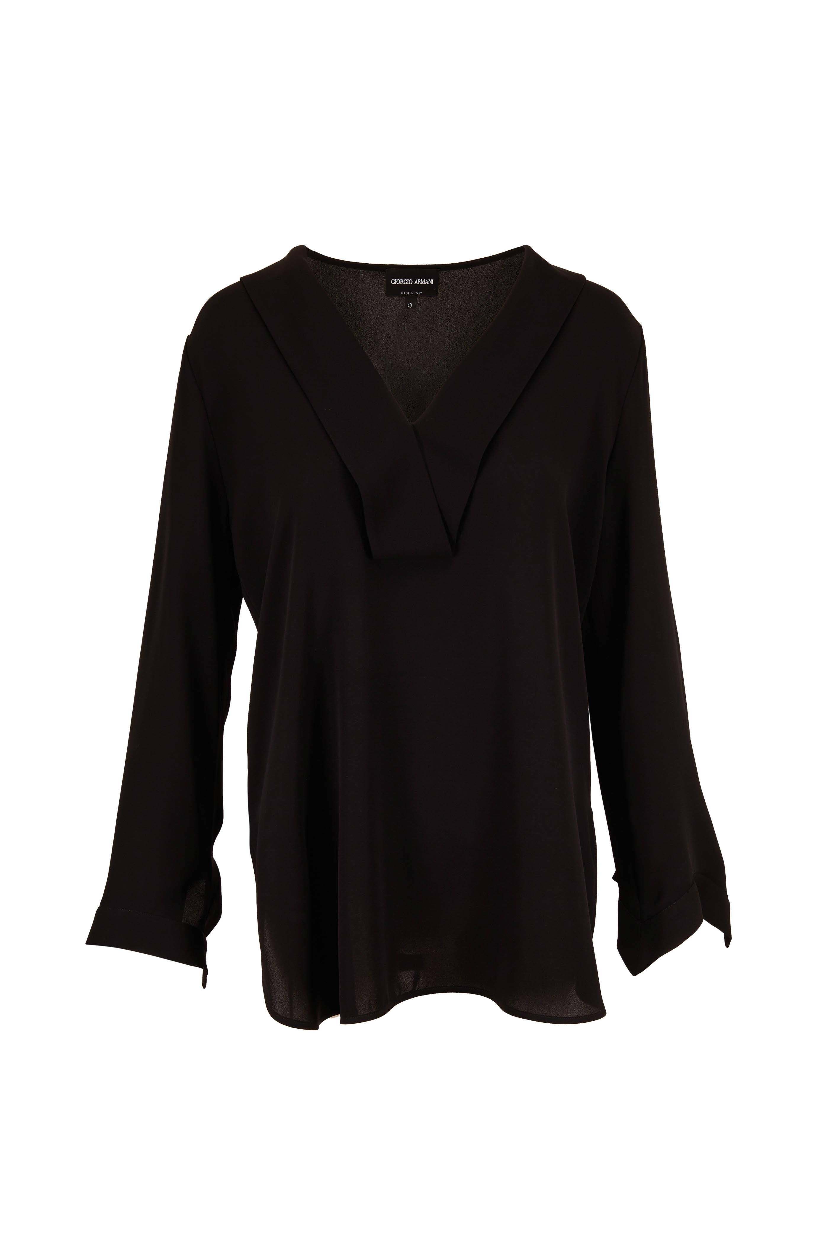 giorgio armani silk blouse