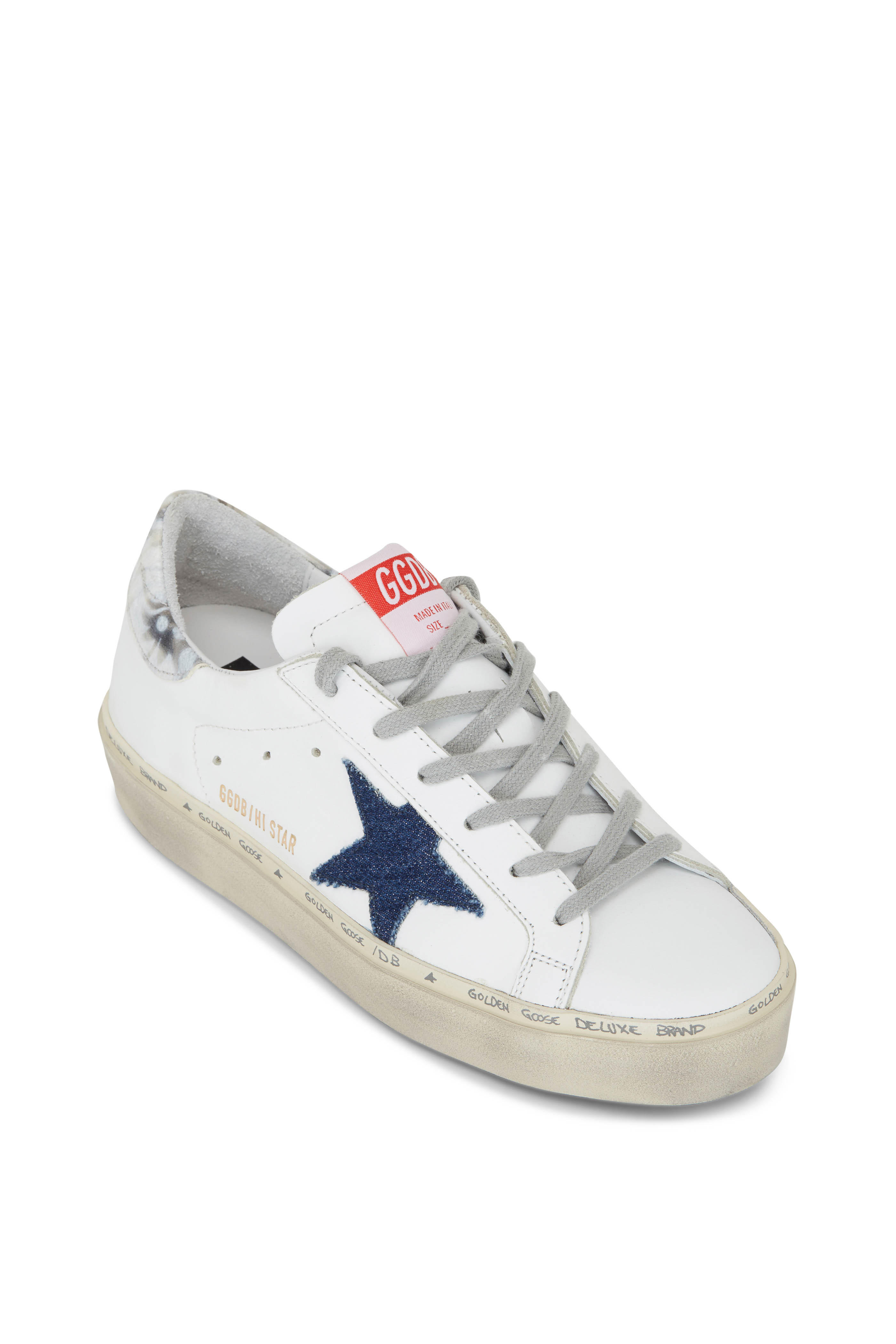 golden goose denim sneakers