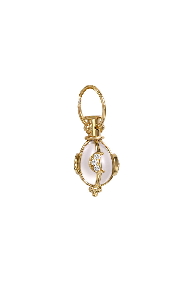 Pave Luna Crystal Pendant
