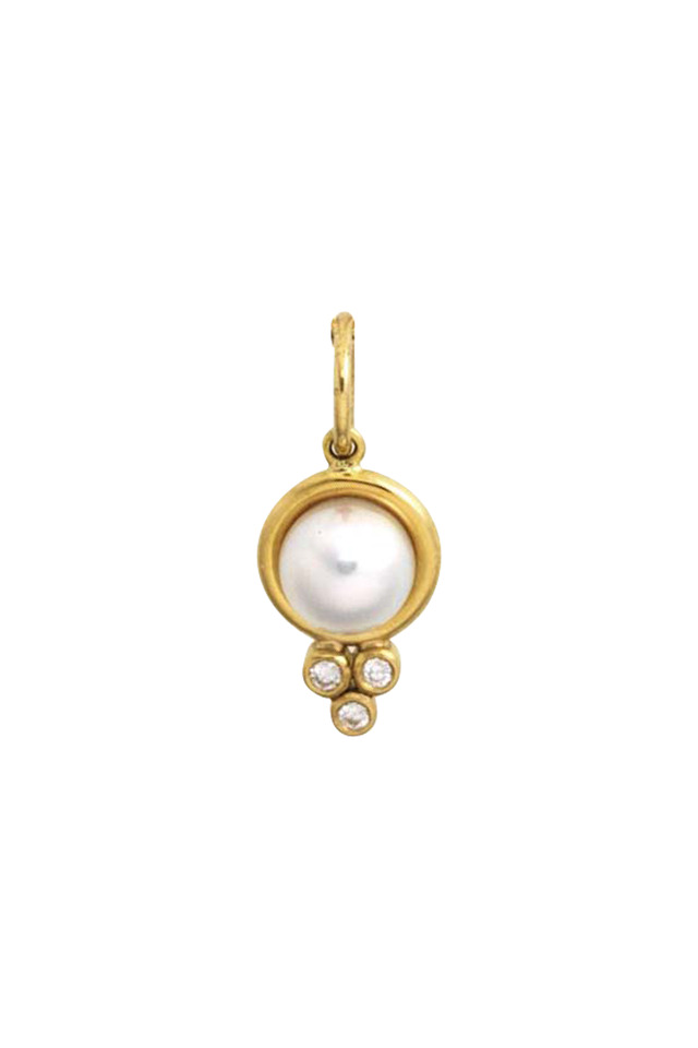 Yellow Gold And Pearl Pendant