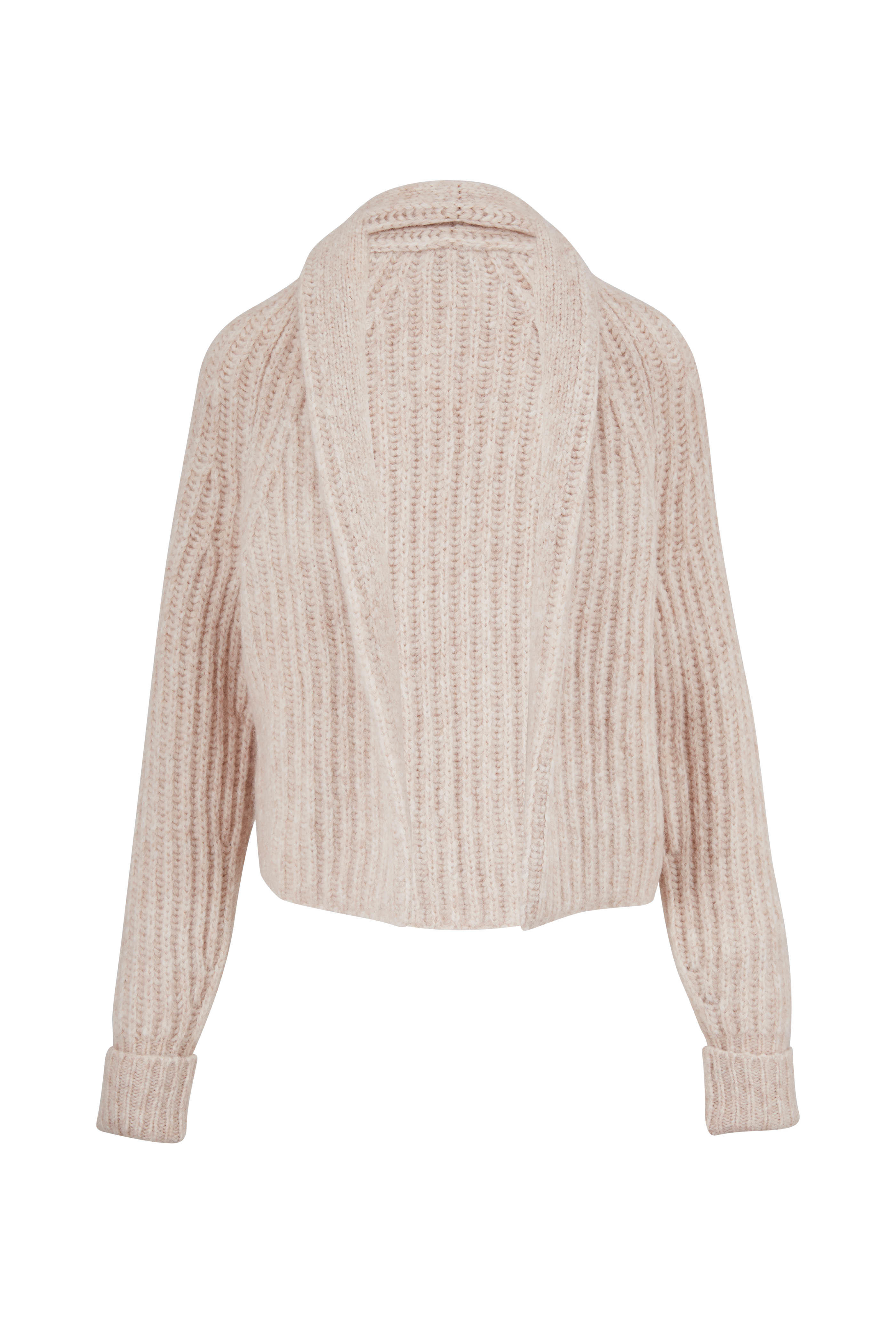 cream cardigan cropped