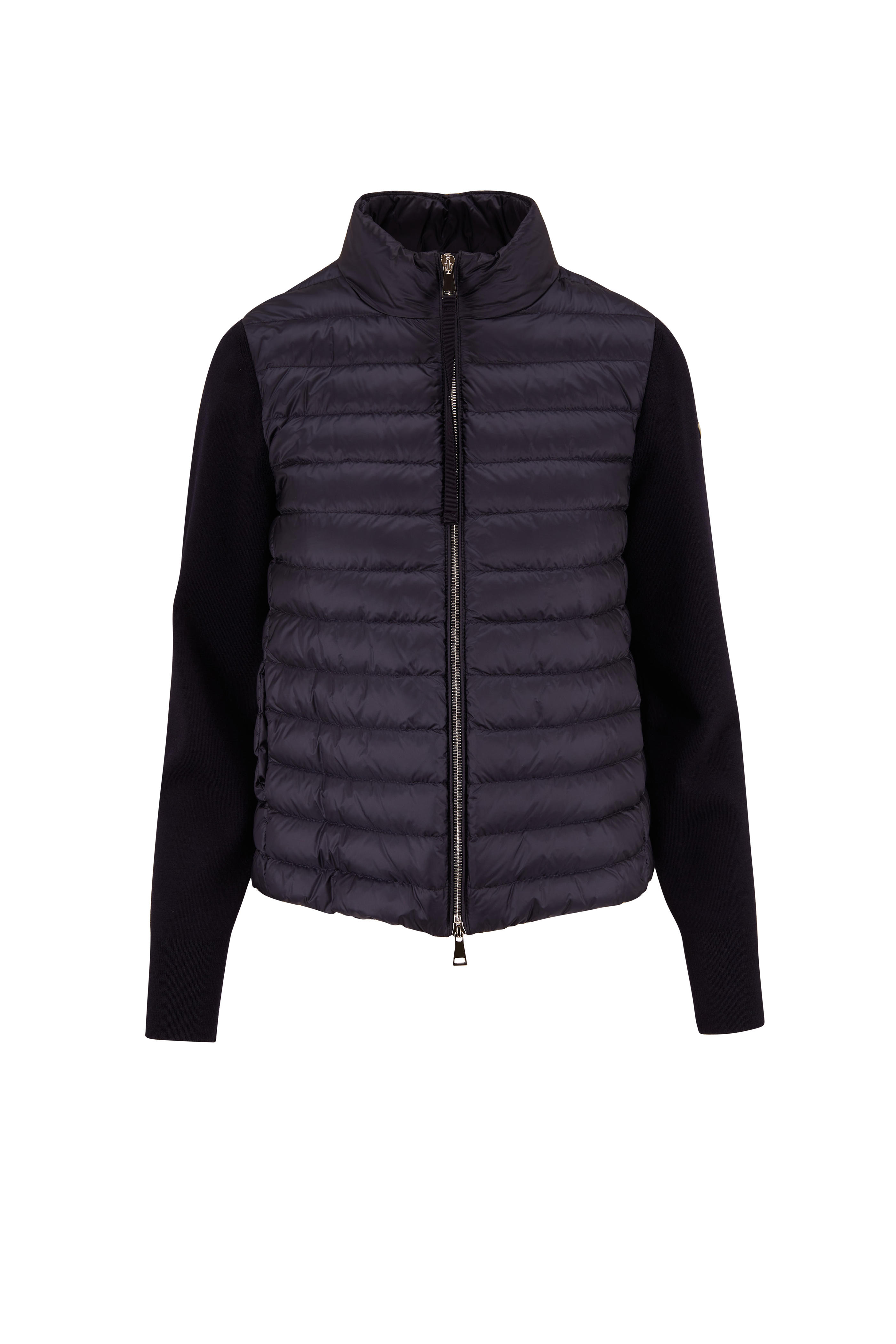 moncler zip cardigan