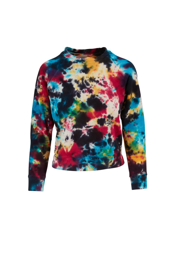 mother denim tie dye sweatshirt