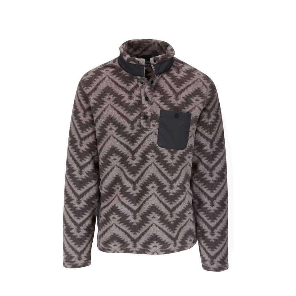 Faherty Brand Dream Sherpa Fleece Snapover Mitchell Stores
