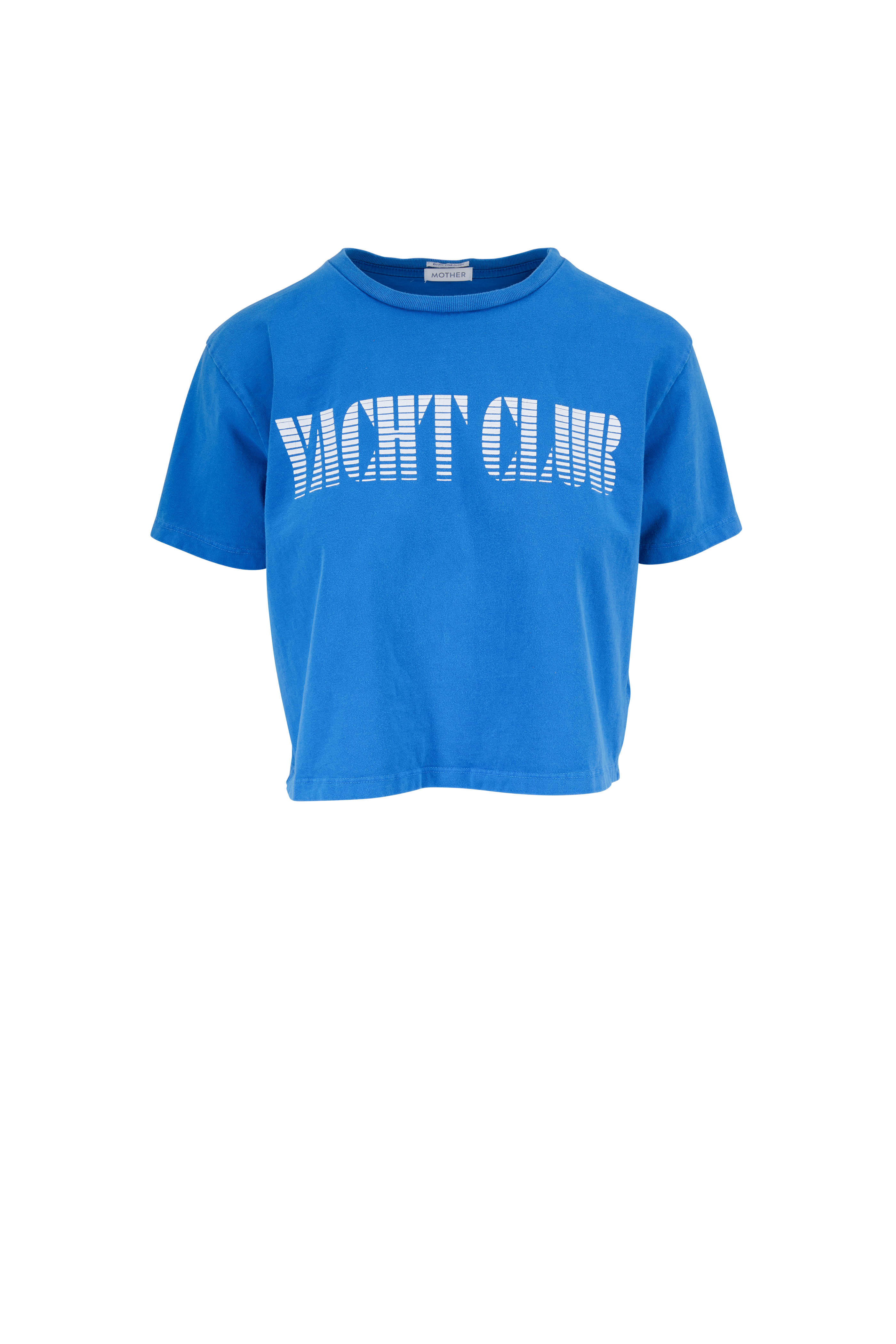 rainbow rainbow mother goose club on Mother Denim The Yacht Club Slouch Boxy T Shirt Mitchell Stores