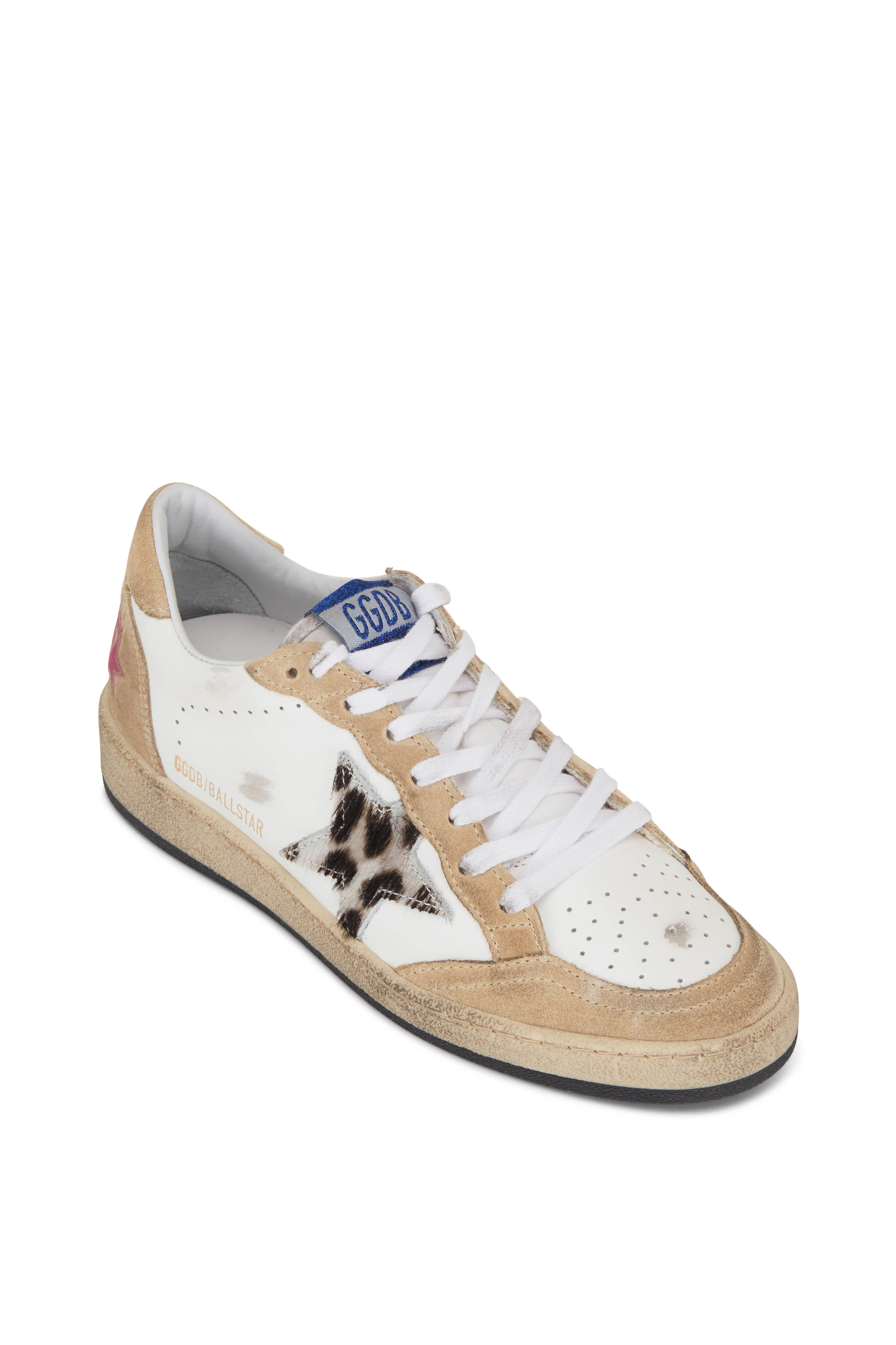 golden goose beige sneakers