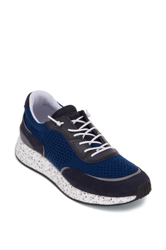 blue designer shoes