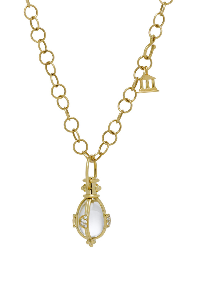 Diamond Luna Crystal Amulet
