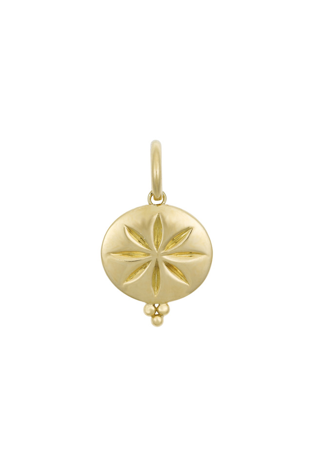Gold Sorcerer Charm Necklace