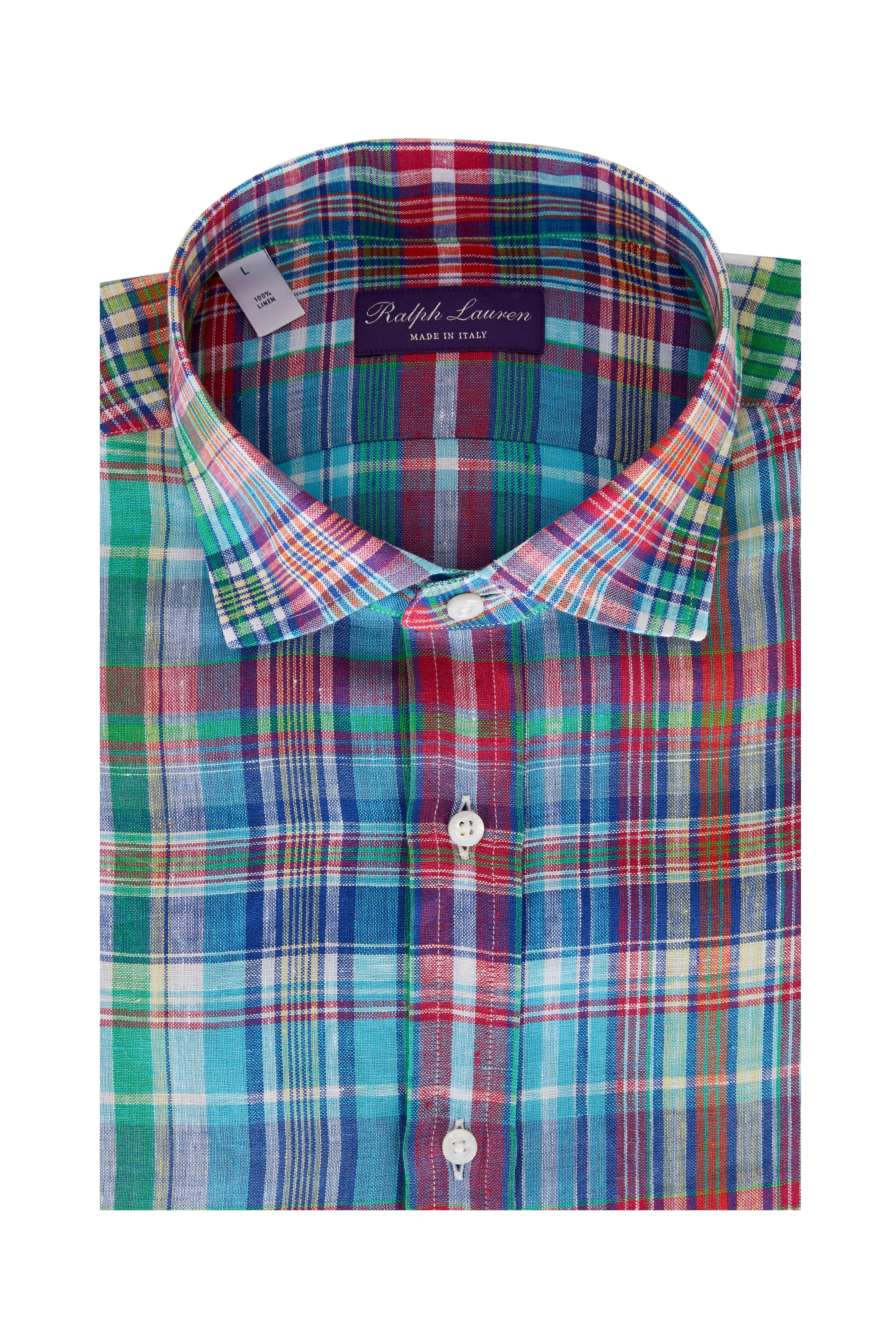 ralph lauren tartan shirt