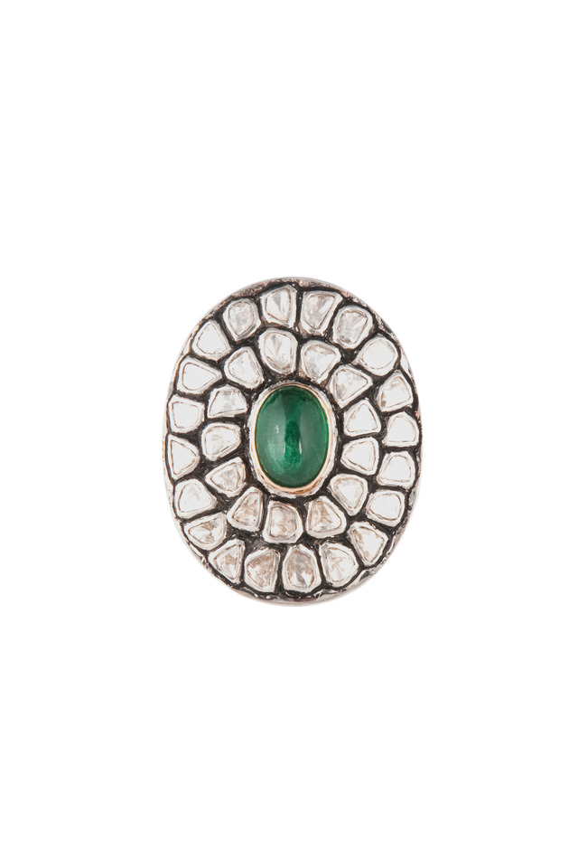 Emerald Diamond Ring