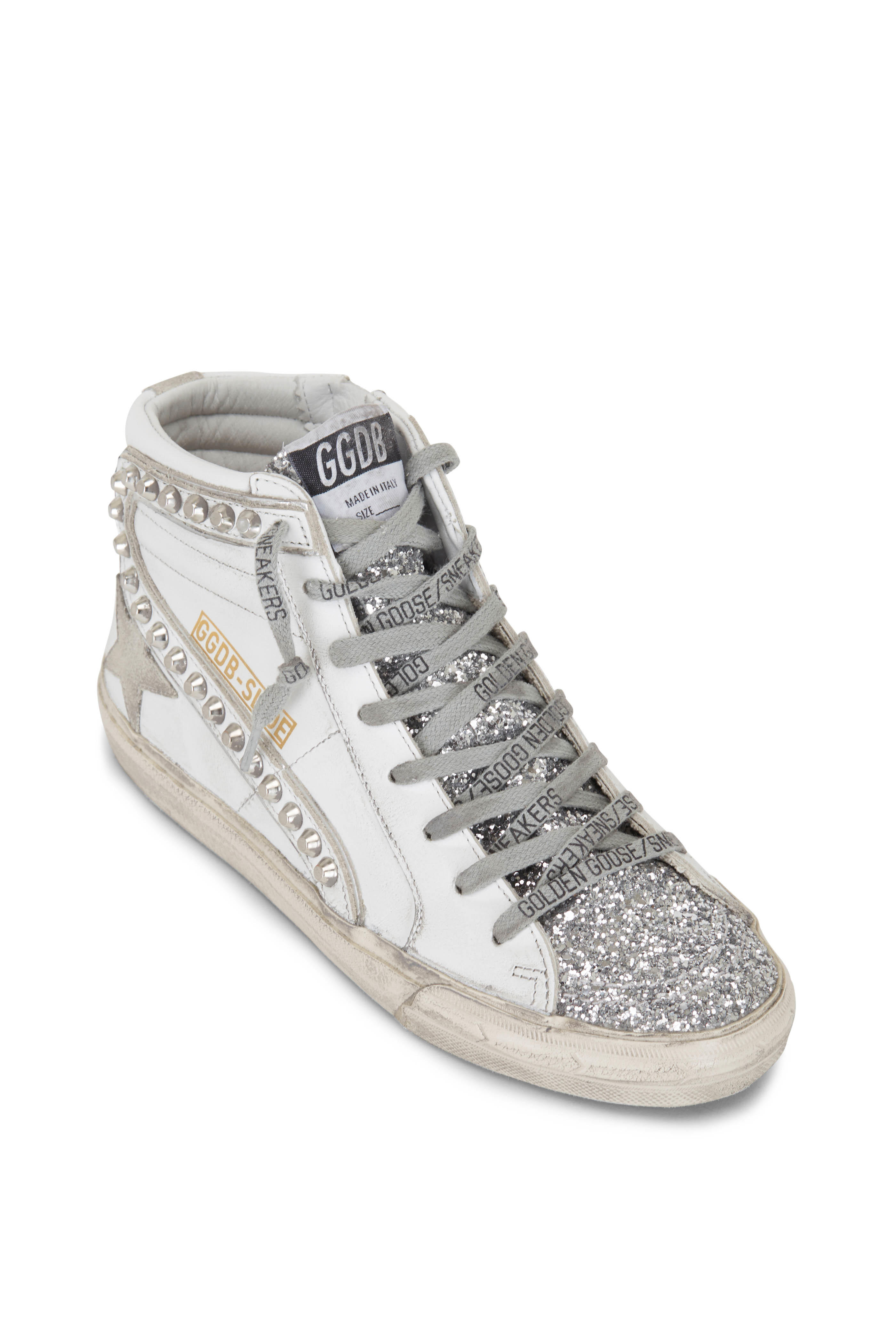 Golden goose studded high tops online