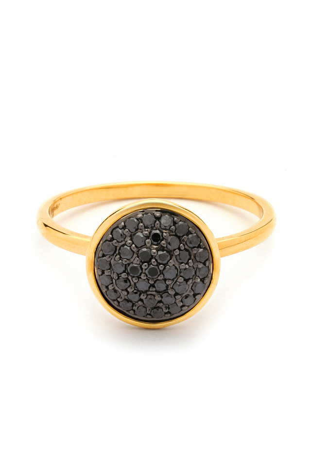 Black Diamond Chakra Ring