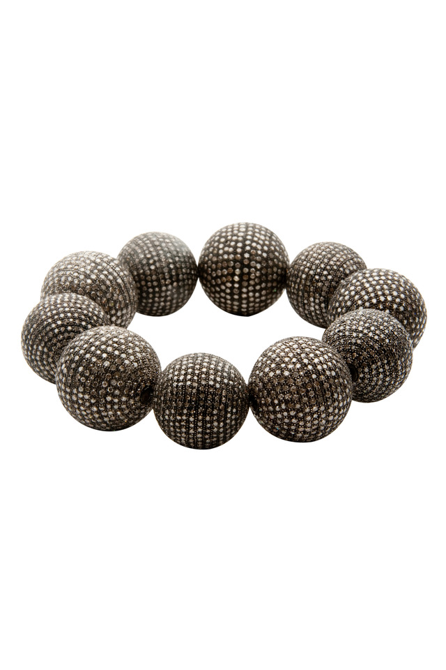 Diamond Pave Ball Bracelet
