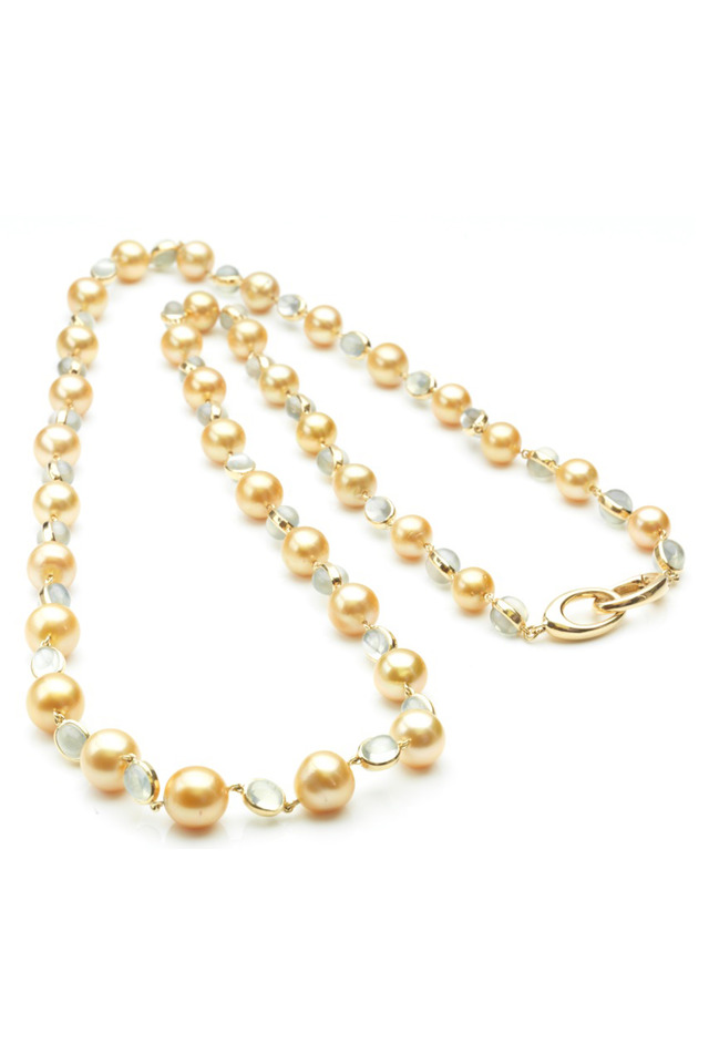 Golden South Sea Pearl Necklace