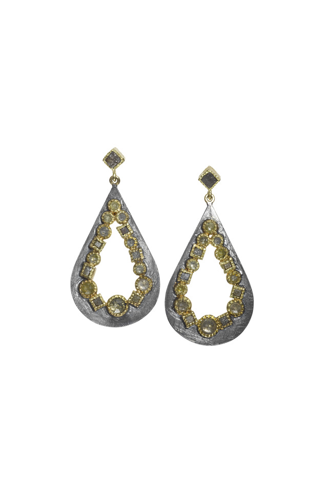 Mosaic Teardrop Earrings