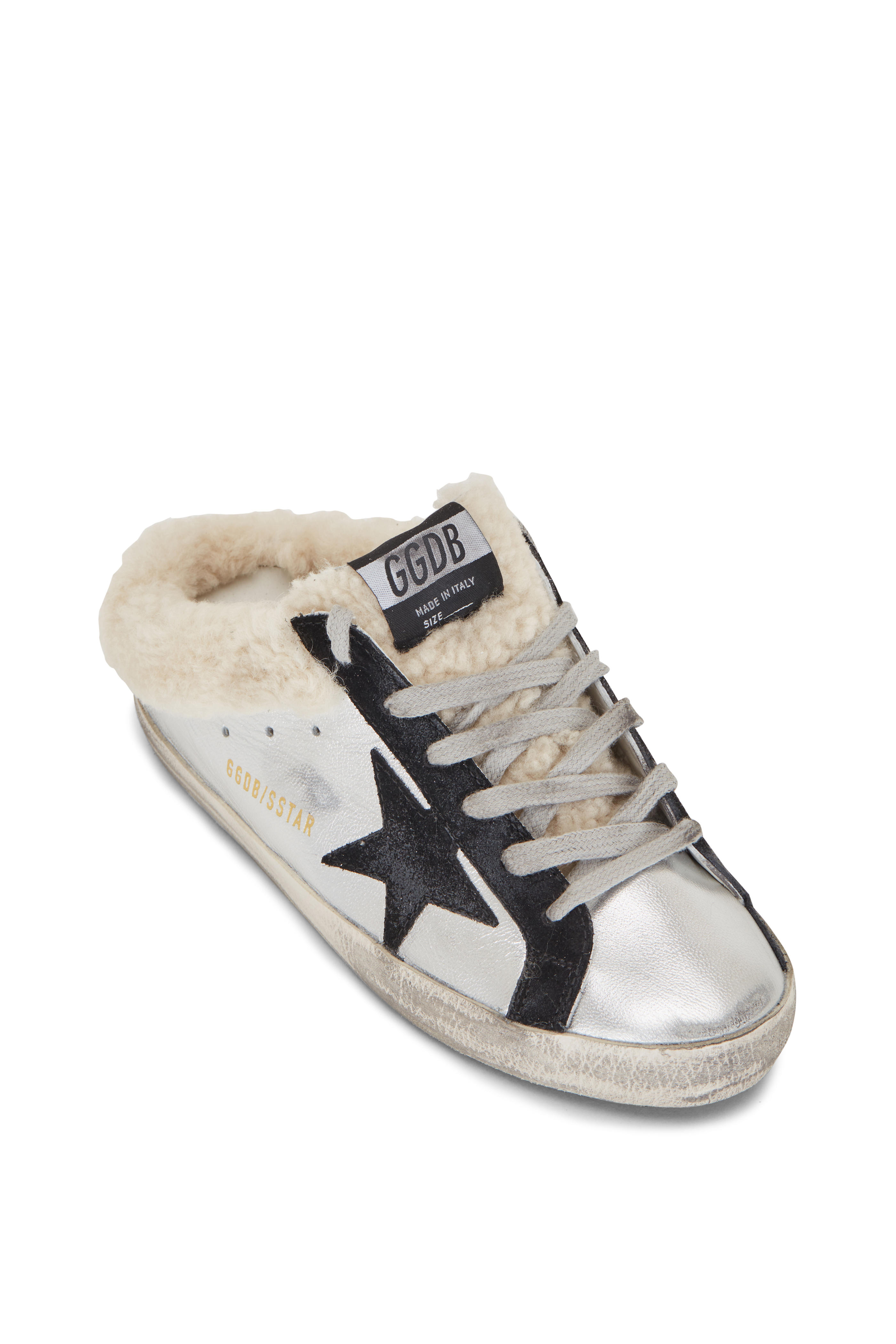 shearling slide sneaker