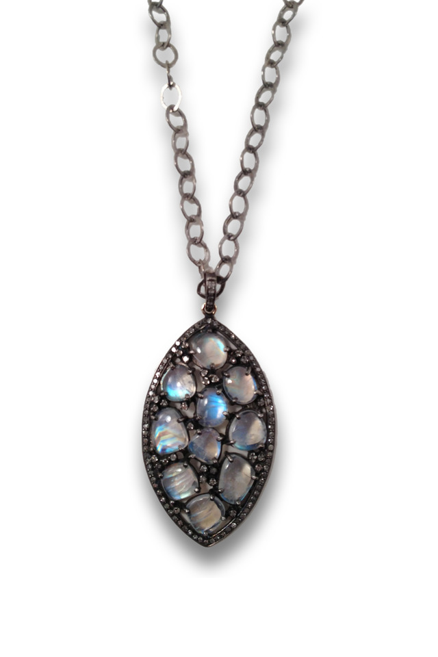 Sterling Silver Moonstone Pendant