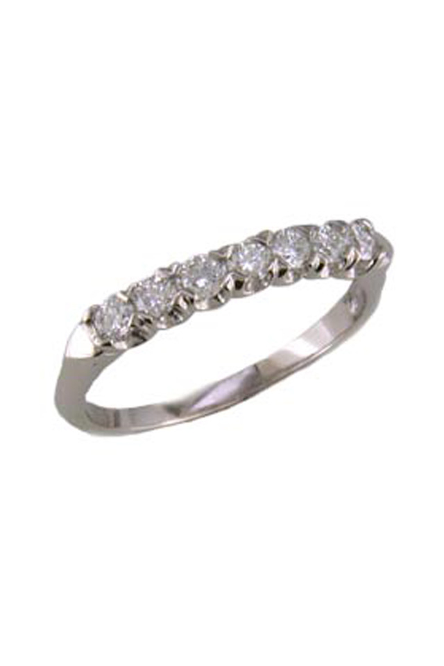Diamond Platinum Guard Ring