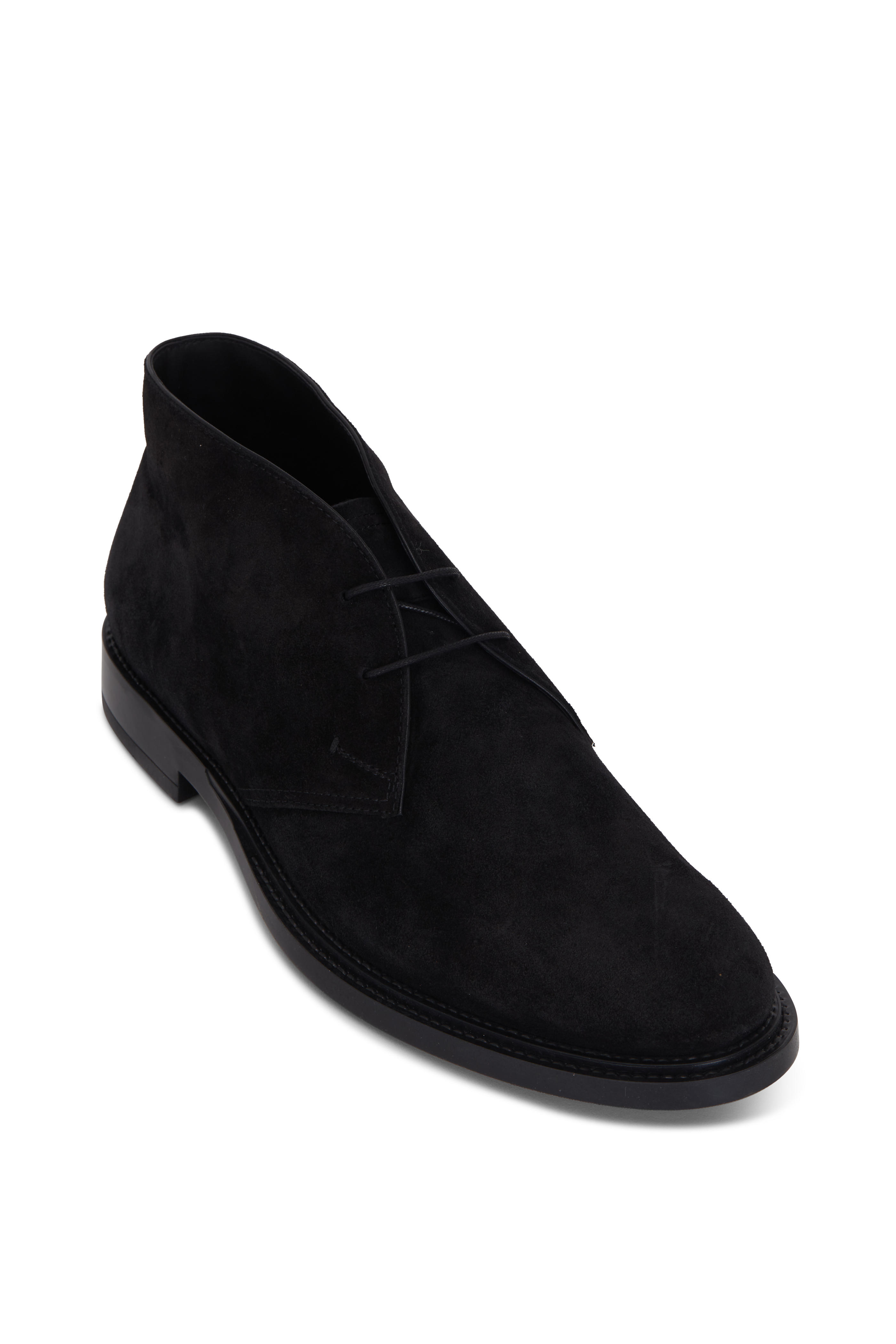 black suede chukka boots