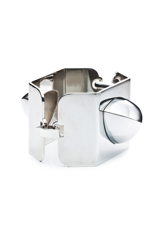 Sterling Silver Pyramid Cuff