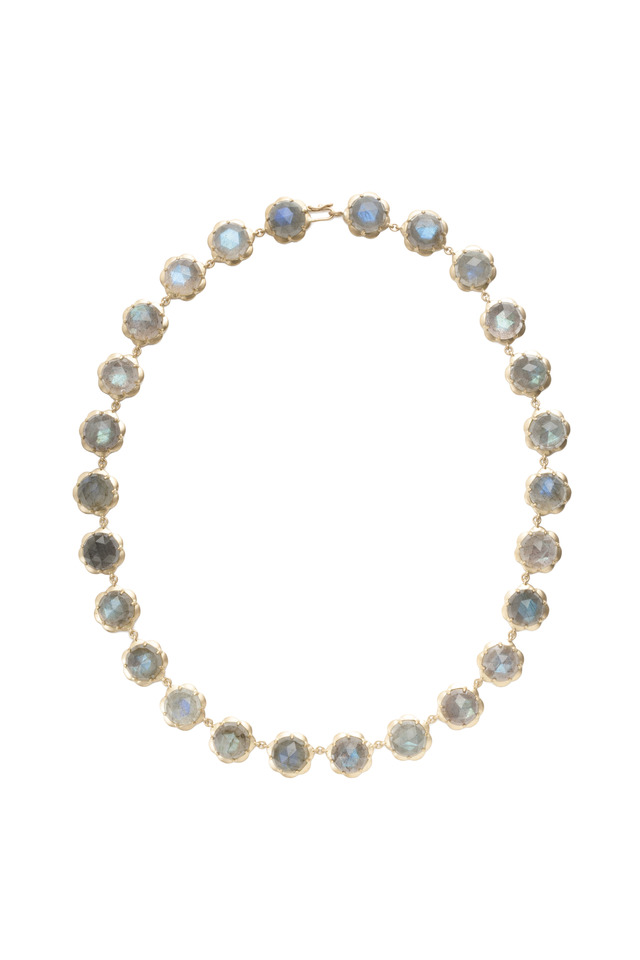 Labradorite Gold Necklace