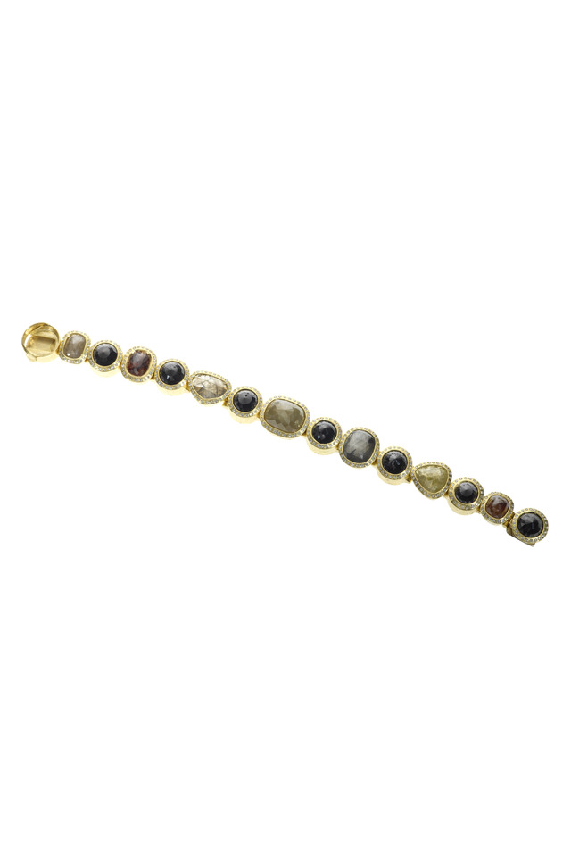 Gold Fancy Diamond Bracelet