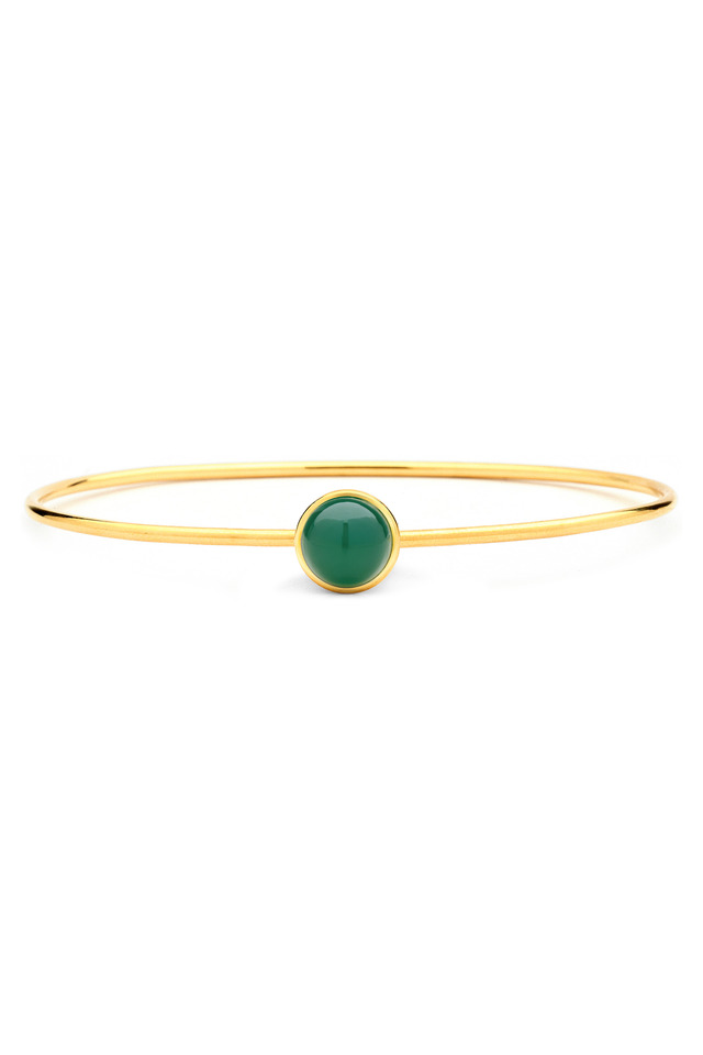 Gold Chalcedony Stacking Baubles Bracelet