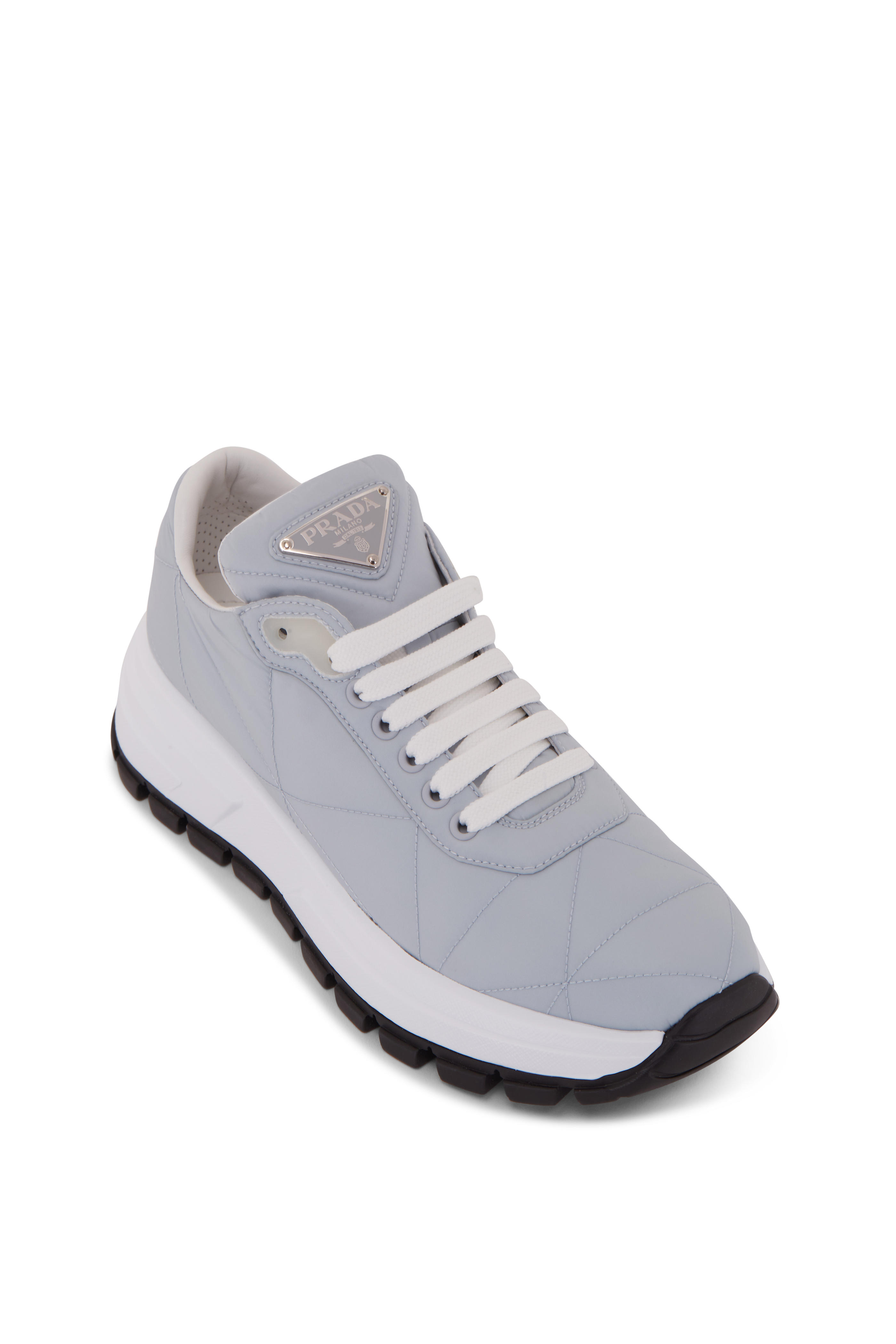 Shop Prada Piuma Runner Quilted Nylon Sneakers Saks Fifth Avenue |  