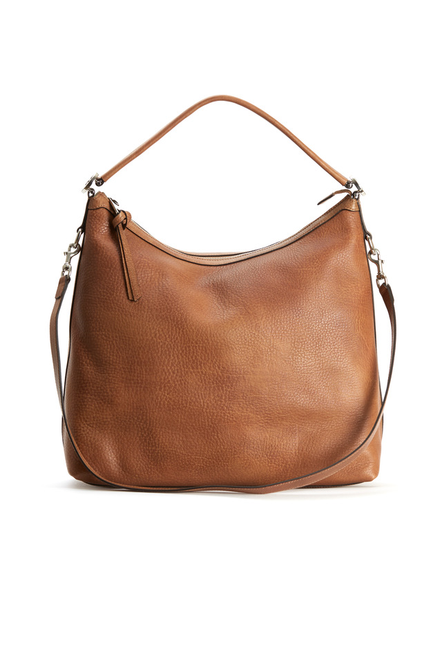 Natural Slouch Long Strap Hobo Handbag