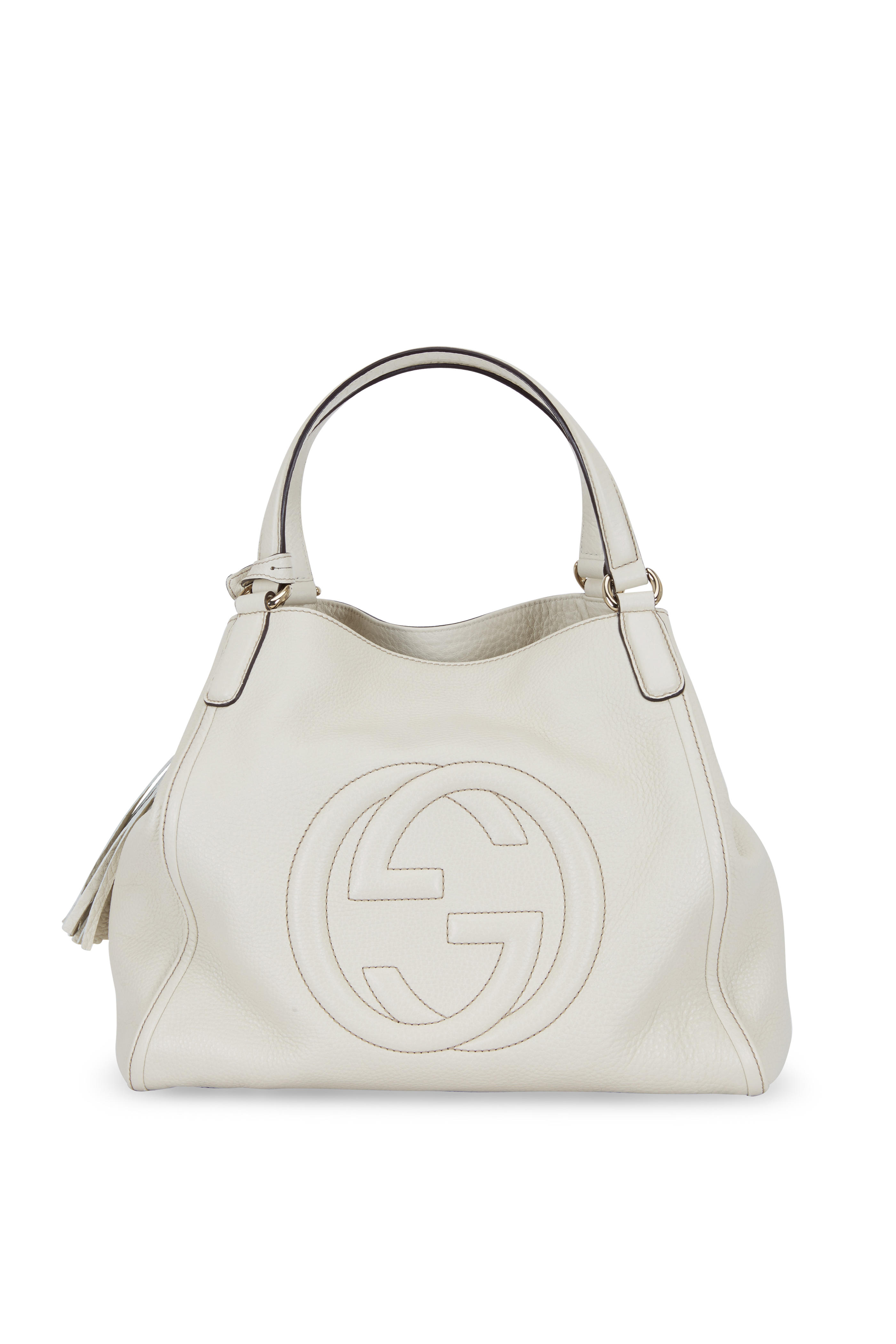 white gucci hobo bag