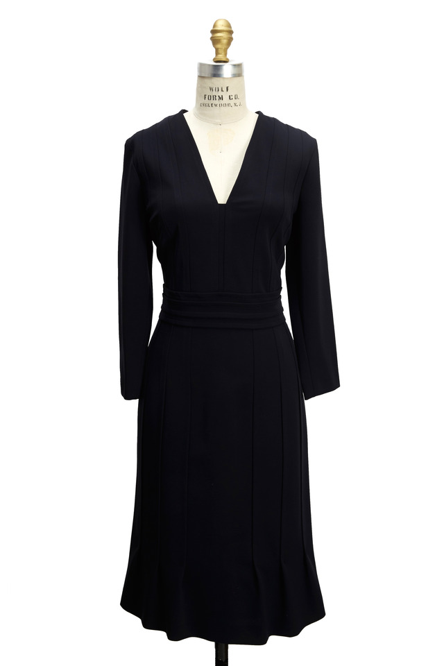 Navy Blue Techno Dress