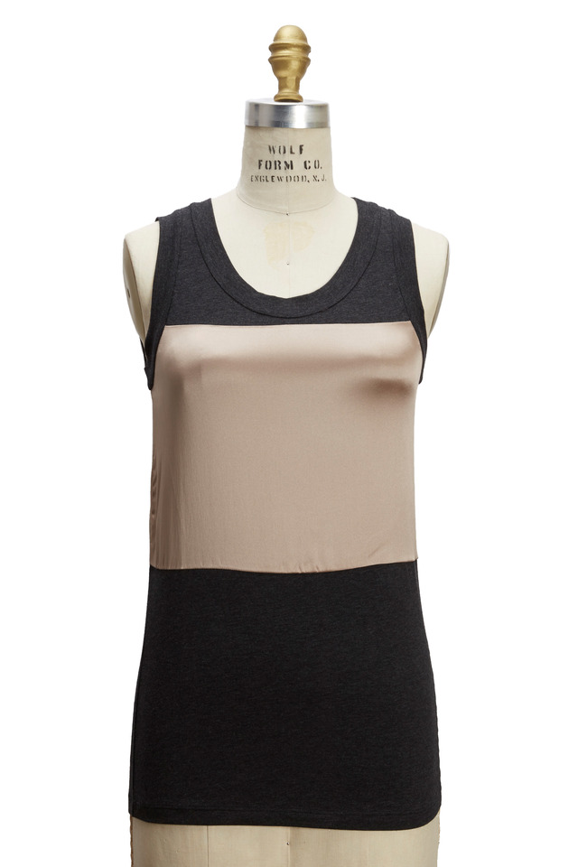 Volcano & Desert Cotton & Satin Tank Top