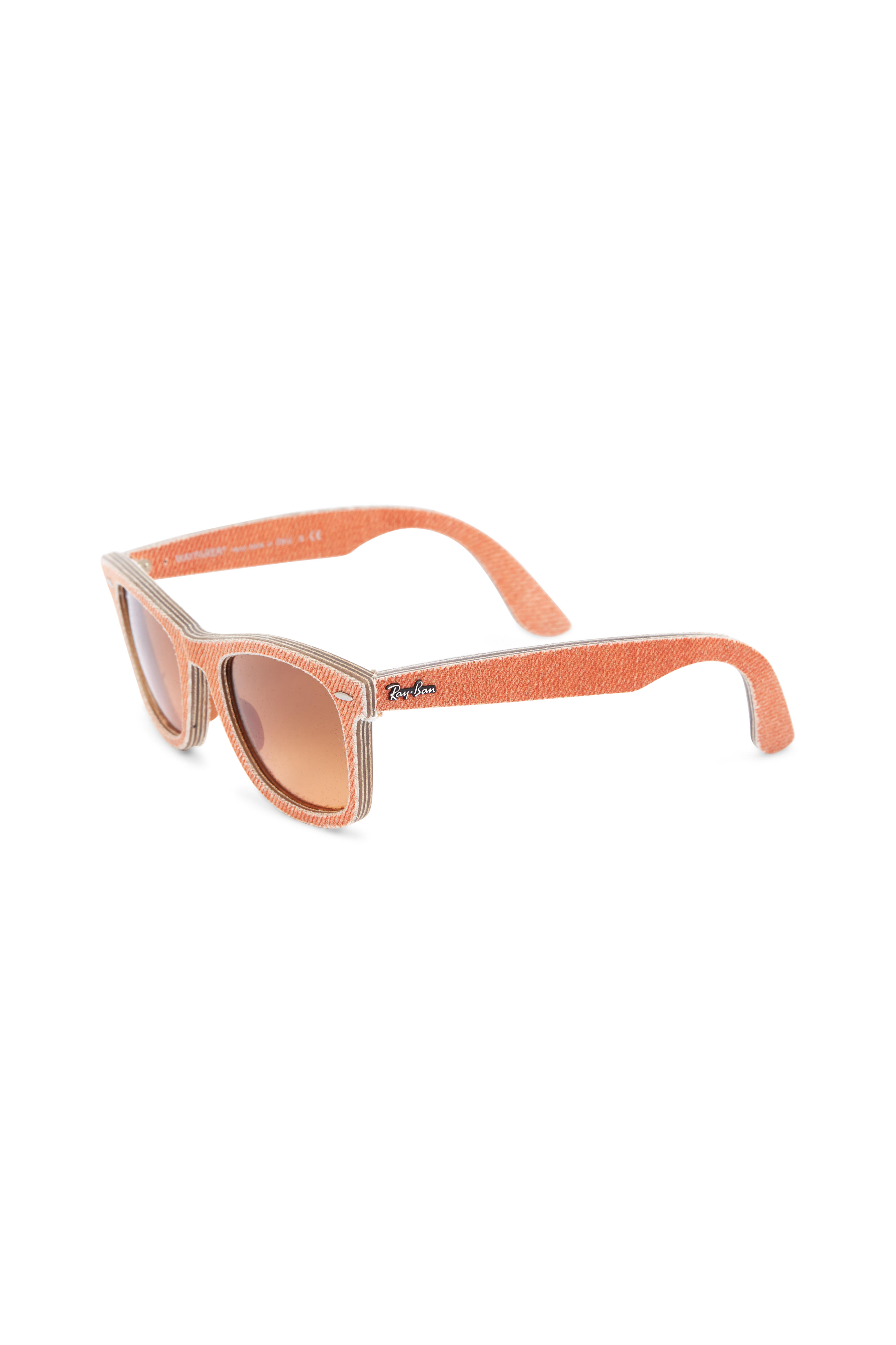 Ray Ban - RB 2140 Original Wayfarer Orange Denim Sunglasses