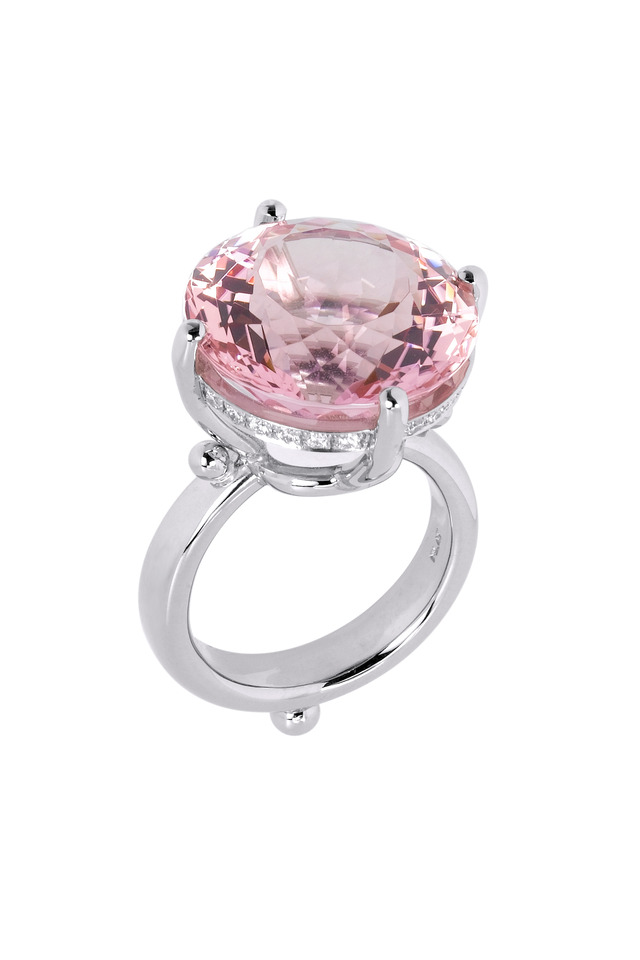 Platinum Morganite One-Of-A-Kind Magna Ring