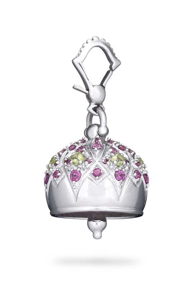 Meditation Bell Cathedral Sterling Silver Pendant
