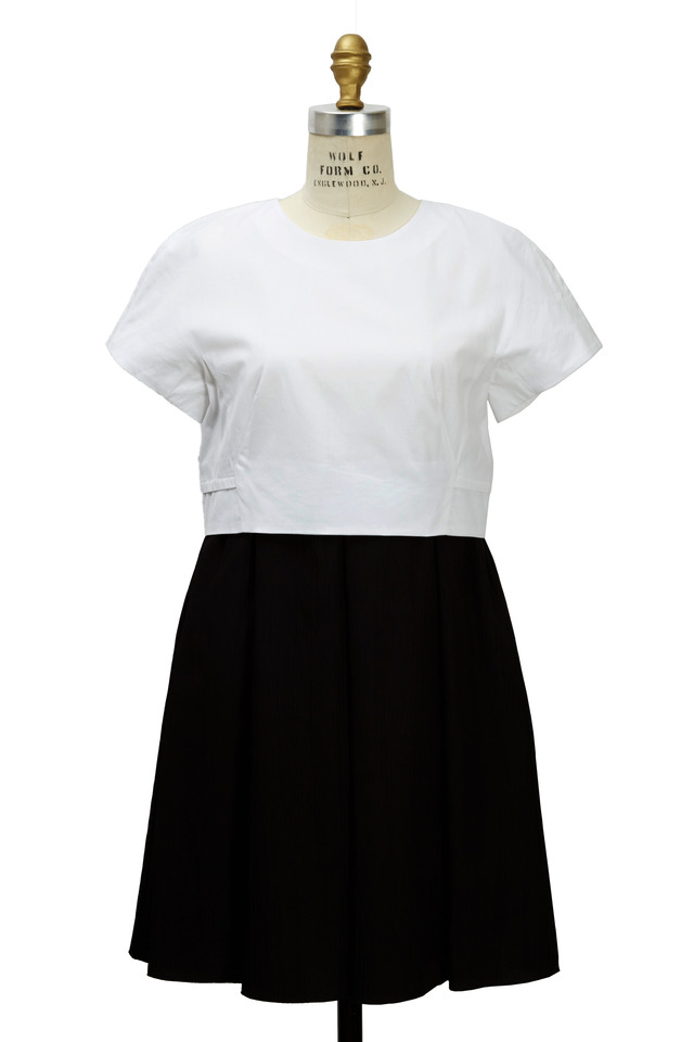 Black & White Cotton Dress