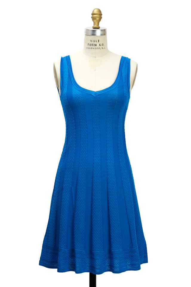 French Blue Dress