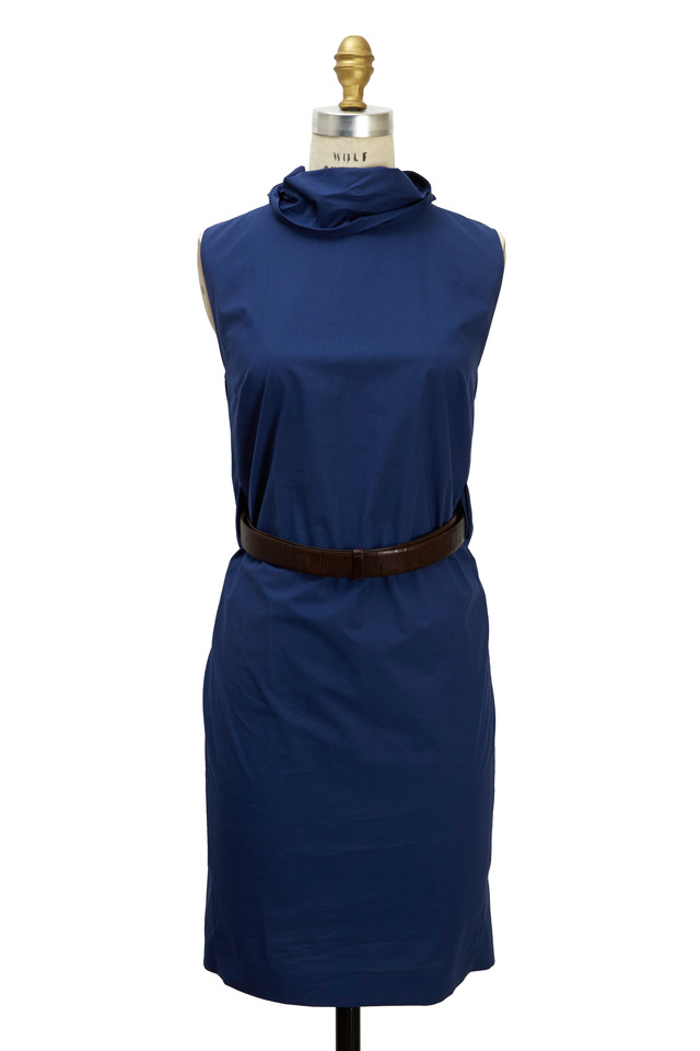 Royal Blue Cotton Dress