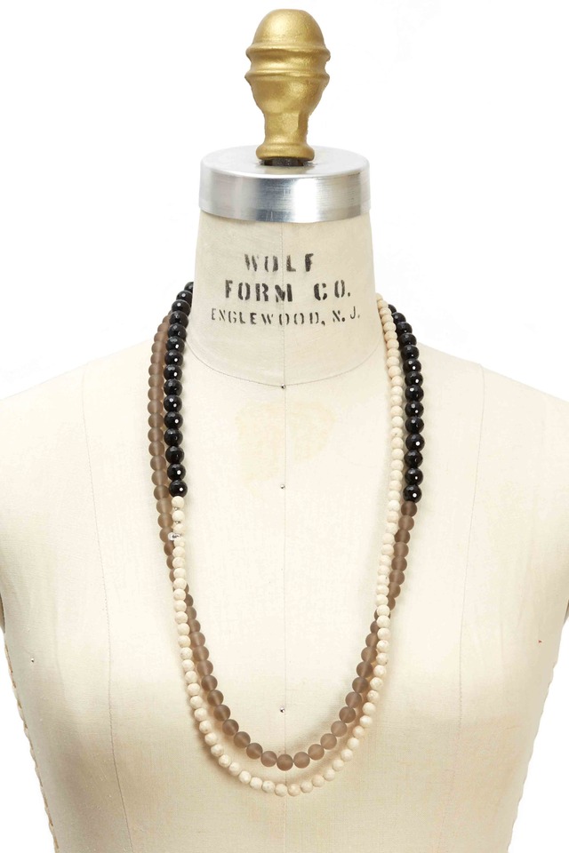 Smokey Sanded Necklace