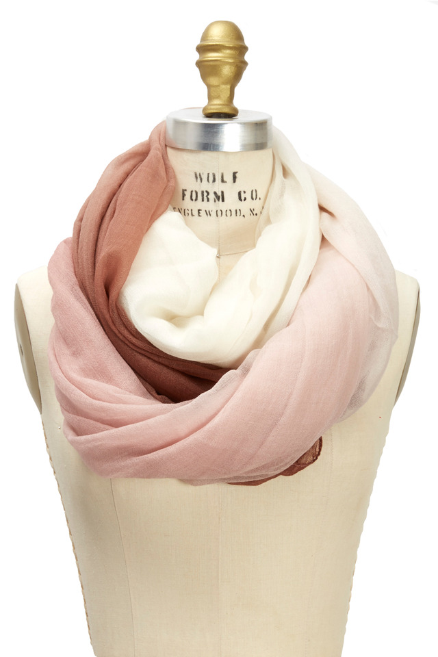 Rouge Boiled Ombre Scarf